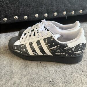 Adidas Men’s Monochrome Logo Sneakers